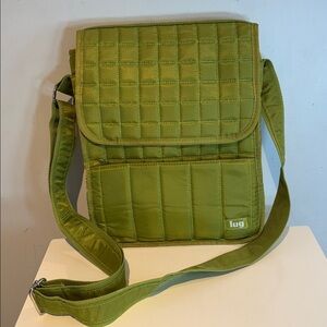 Lug Moped crossbody bag RFID puffer bag green medium NWOT